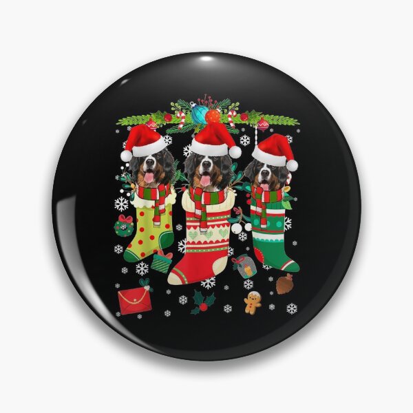 Item preview, Christmas Socks Dog Bernese Mountain designed and sold by maudean.