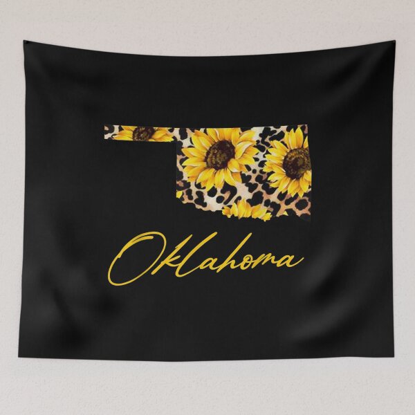 Item preview, Sunflower Leopard State Map Gifts designed and sold by miann4.