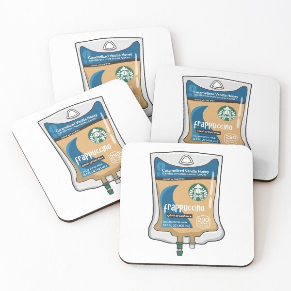 Item preview, Caramelized Vanilla Honey with Cold Brew Iced Coffee Drink IV Bag for medical and nursing students, nurses, doctors, and health workers who are coffee lovers designed and sold by spacedowl.