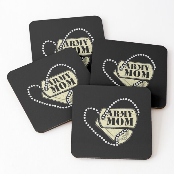 Item preview, Proud Army Mom Dog Tags Heart designed and sold by maudean.