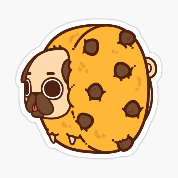 Vista previa del artículo con la obra «Galleta Puglie», diseñado y vendido por Puglie Pug.