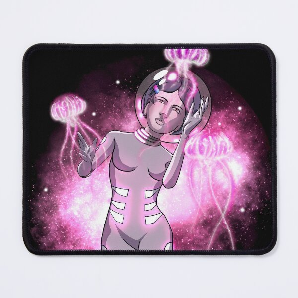 Spaced Out -- Pink Mouse Pad