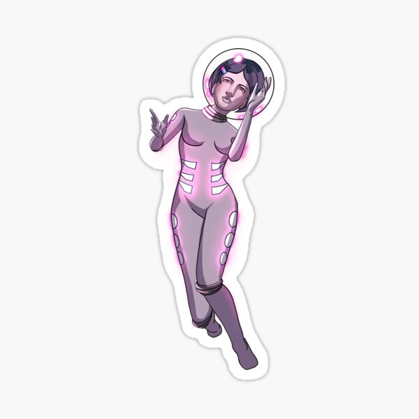 Spaced Out -- Pink Sticker
