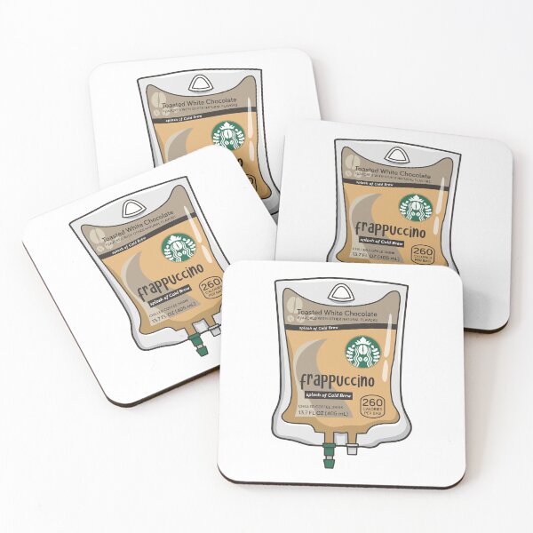 Item preview, SToasted White Chocolate with Cold Brew Iced Coffee Drink IV Bag for medical and nursing students, nurses, doctors, and health workers who are coffee lovers designed and sold by spacedowl.
