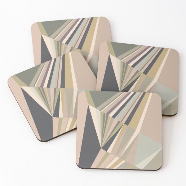 Item preview, Muted Shattered Tones Modern Geometric Artwork designed and sold by patternsoup.