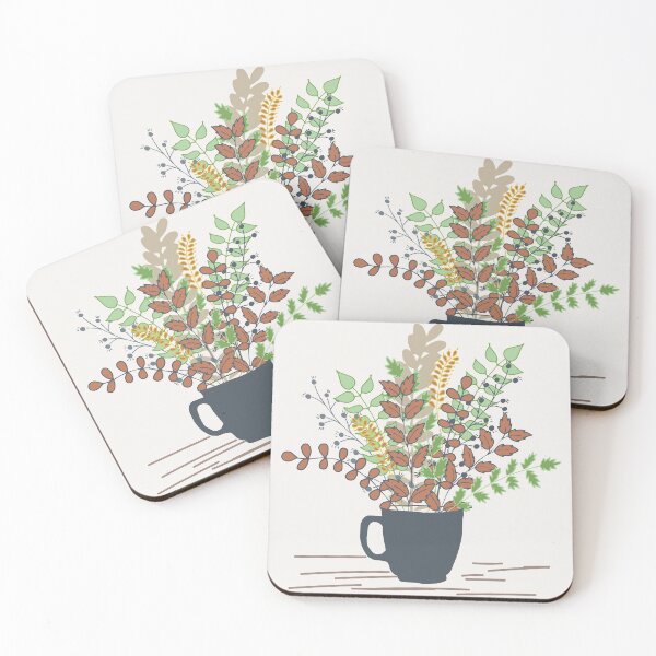 Item preview, "Coffee Mug and Autumn Branches" Still Life designed and sold by FrancesPoff.