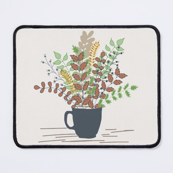 Item preview, "Coffee Mug and Autumn Branches" Still Life designed and sold by FrancesPoff.