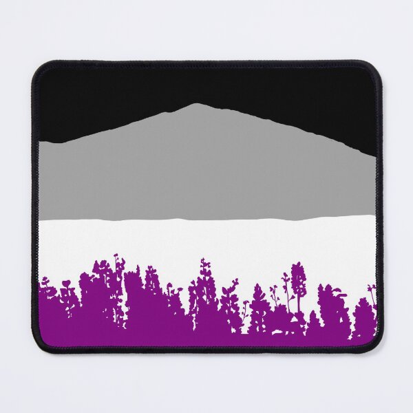 Item preview, Mount Bachelor Oregon Ace Pride Flag designed and sold by krewsonk.