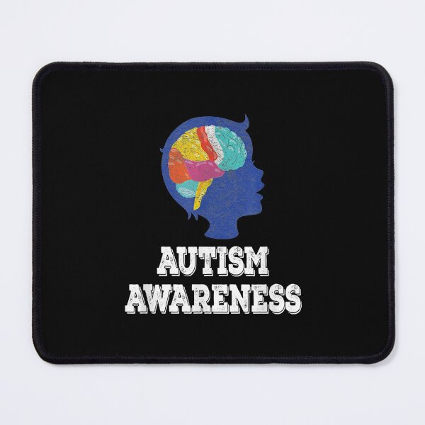 Item preview, Autism Awareness April 2 2021 Distressed Art Autistic Brain designed and sold by miann4.