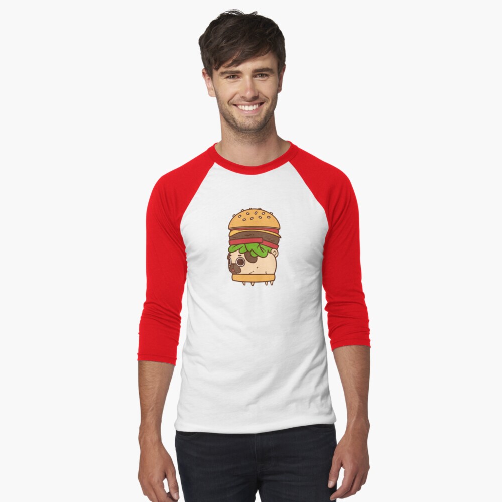 Item preview, Baseball ¾ Sleeve T-Shirt designed and sold by puglie.