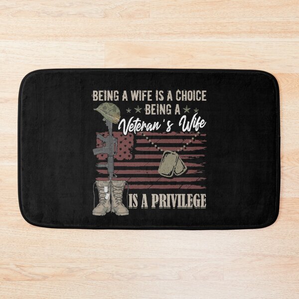 Item preview, Being A Wife Is A Choice Being A Veteran's Wife Is Privilege designed and sold by Dressed For  Duty.