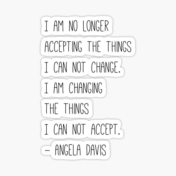 No Longer Accepting Sticker