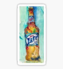 Miller Lite Beer Original Beer Art Watercolor Sticker