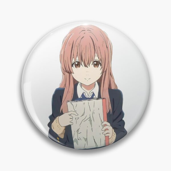Item preview, Shôko Nishimiya pointing her notebook designed and sold by Roshi-Ganaro.