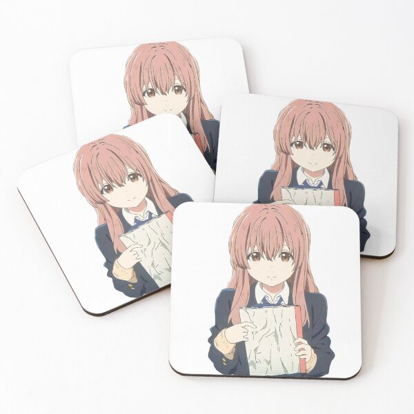 Item preview, Shôko Nishimiya pointing her notebook designed and sold by Roshi-Ganaro.