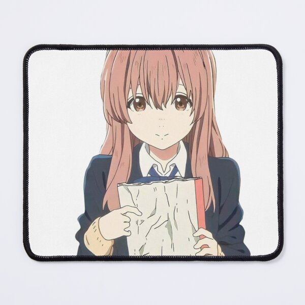 Item preview, Shôko Nishimiya pointing her notebook designed and sold by Roshi-Ganaro.