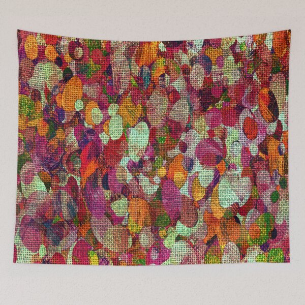 Item preview, Marble Color Splash on Burlap Background designed and sold by LashCreations.