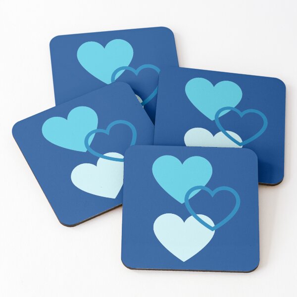 Item preview, My Heart Is Blue For You Coordinate Set (4) designed and sold by barronangMedia.