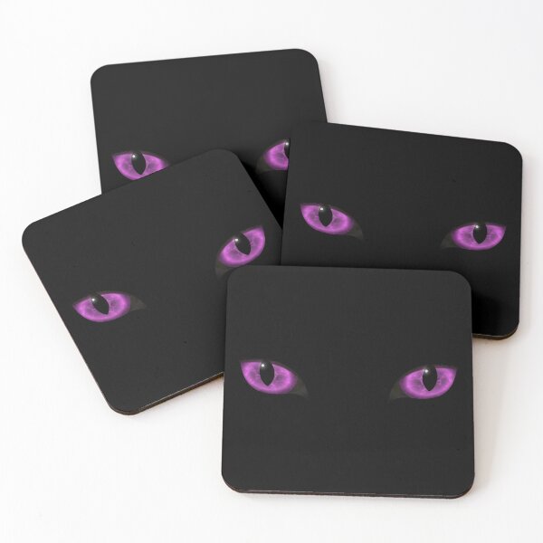 Item preview, Glowing Lilac Cat eyes designed and sold by Pear Tree Studio.