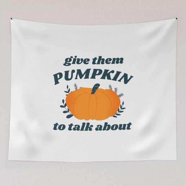 Item preview, Give Them Pumpkin Quote / Funny Fall Saying Autumn Gourd design designed and sold by CreatedByHeidi.