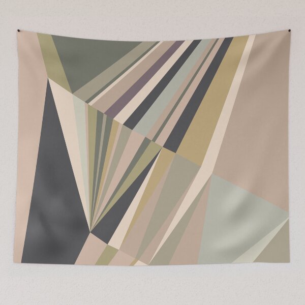 Item preview, Muted Shattered Tones Modern Geometric Artwork designed and sold by patternsoup.