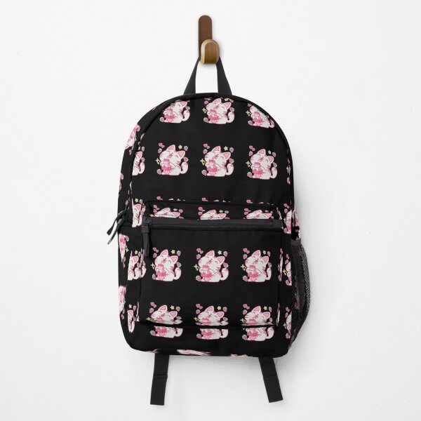 Item preview, Strawberry Milk / Cute Kawaii Cat Pink Milk Carton Milkshake design designed and sold by CreatedByHeidi.