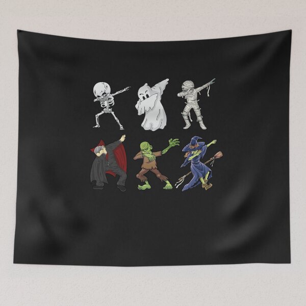Item preview, Dabbing Skeleton Vampire Monsters Skeletons Halloween  designed and sold by MEDRANO236.