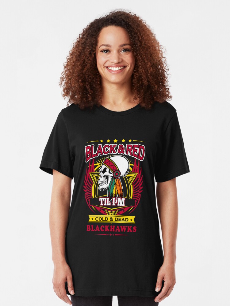 blackhawks black flag shirt