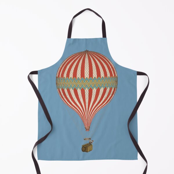 Item preview, Colorful Steampunk Retro Hot Air Balloon designed and sold by RedThorThreads.