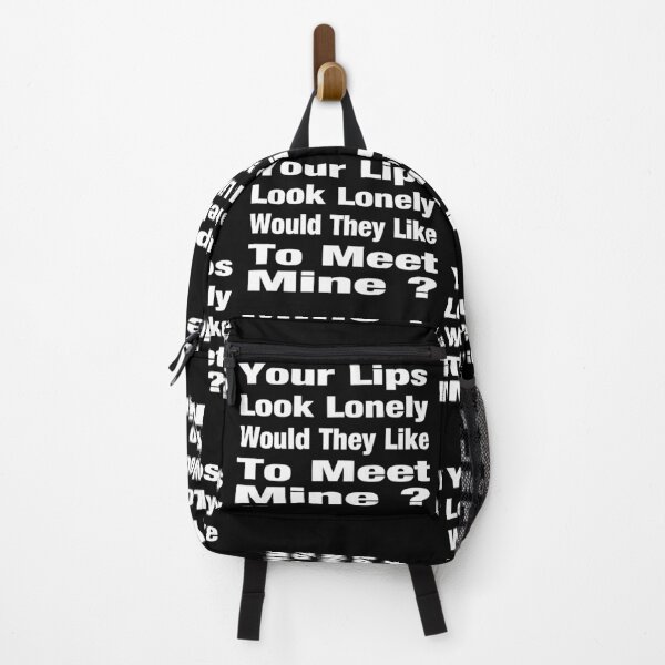 Item preview, Your Lips Look Lonely Would They Like To Meet Mine Typography Love Quote in General Style - Funny designed and sold by Vasabi88.