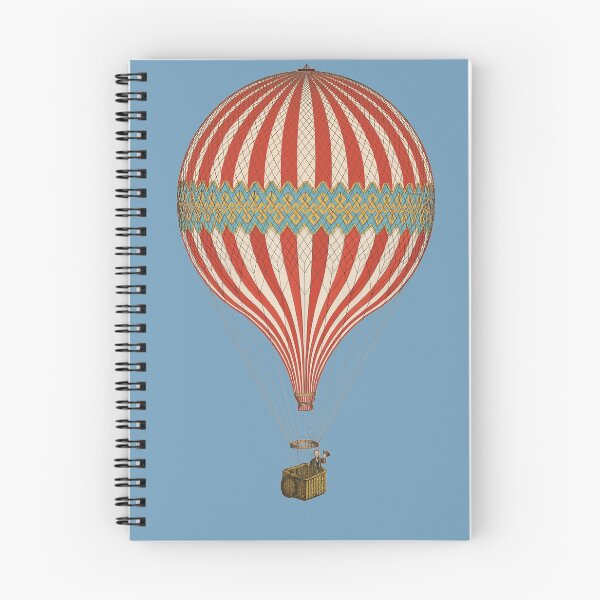 Aperçu de l'œuvre Ballon à air chaud rétro Steampunk coloré créée et vendue par RedThorThreads.