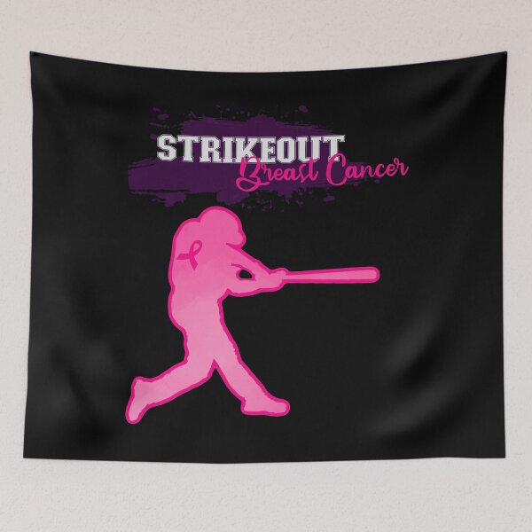 Item preview, Strikeout Breast Cancer designed and sold by mwebba2005.