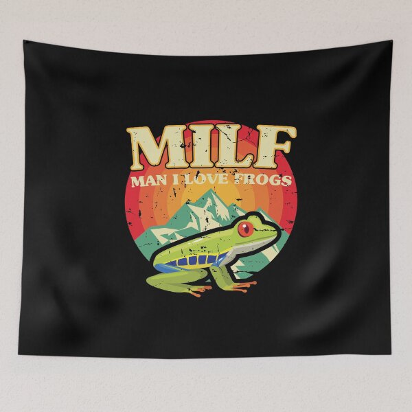 Item preview, MILF Man I love Frogs Funny designed and sold by Hananiah Merch.
