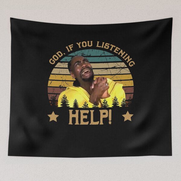 Item preview, Vintage Half Arts Baked Film - God, If You Listening - HELP! designed and sold by VickiDerek8.
