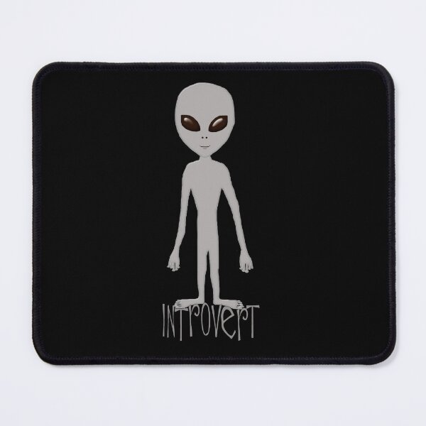 Item preview, The Elusive Grey Alien is an Introvert  designed and sold by Amy Hadden.