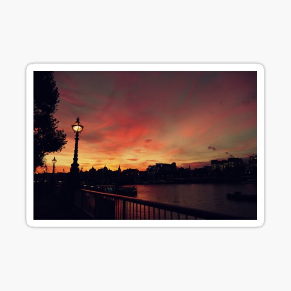 Southbank Sunset Sticker