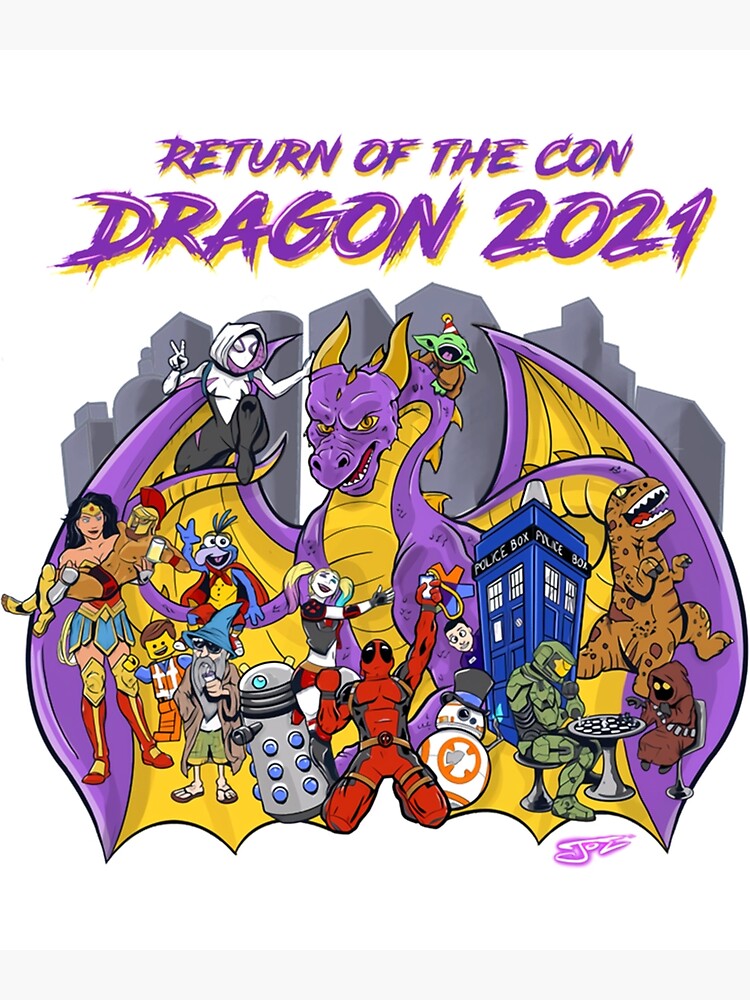 "Unofficial DragonCon 2021 " Poster for Sale by RobAdam Redbubble