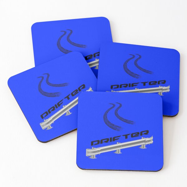 Item preview, “Drifter” Guardrail! Blue (on Blue) designed and sold by epinkb.