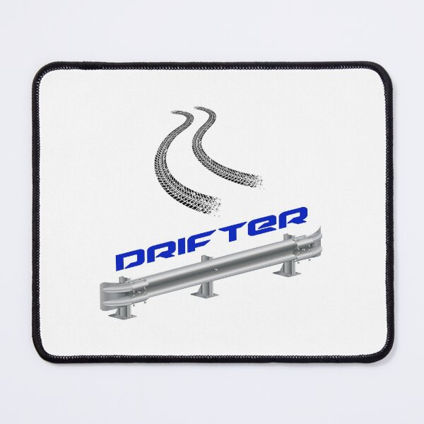 Item preview, “Drifter” Guardrail! Blue (on White) designed and sold by epinkb.