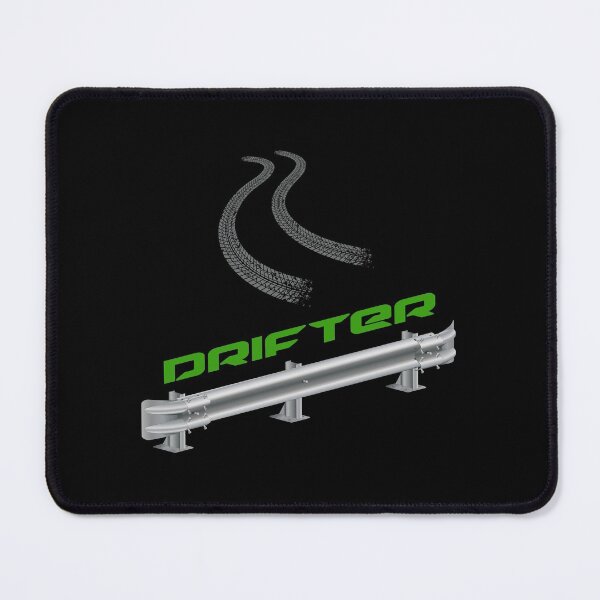 Item preview, “Drifter” Guardrail! Green (on Black) designed and sold by epinkb.