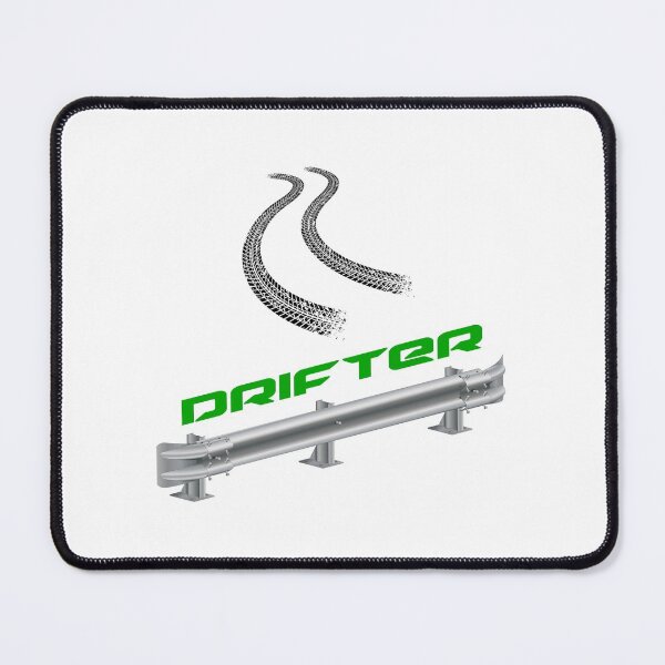 Item preview, “Drifter” Guardrail! Green (on White) designed and sold by epinkb.