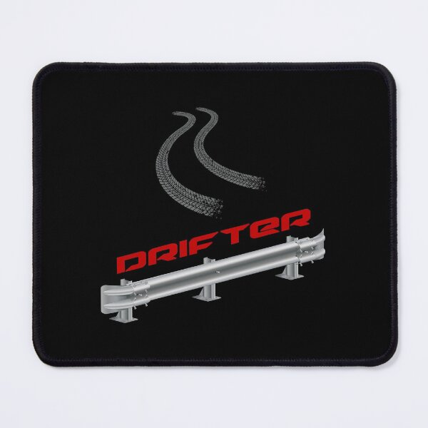 Item preview, “Drifter” Guardrail! Red (on Black) designed and sold by epinkb.
