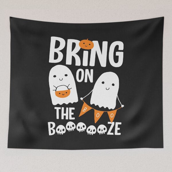Item preview, Bring On The Booze- Bring on the Boos Pumpkin Halloween designed and sold by MEDRANO236.