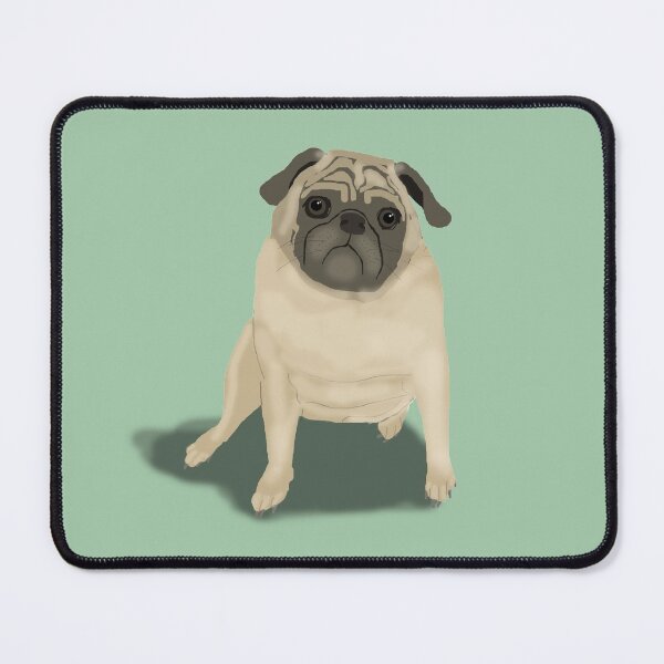 Item preview, Pug Illustration designed and sold by Amy Hadden.