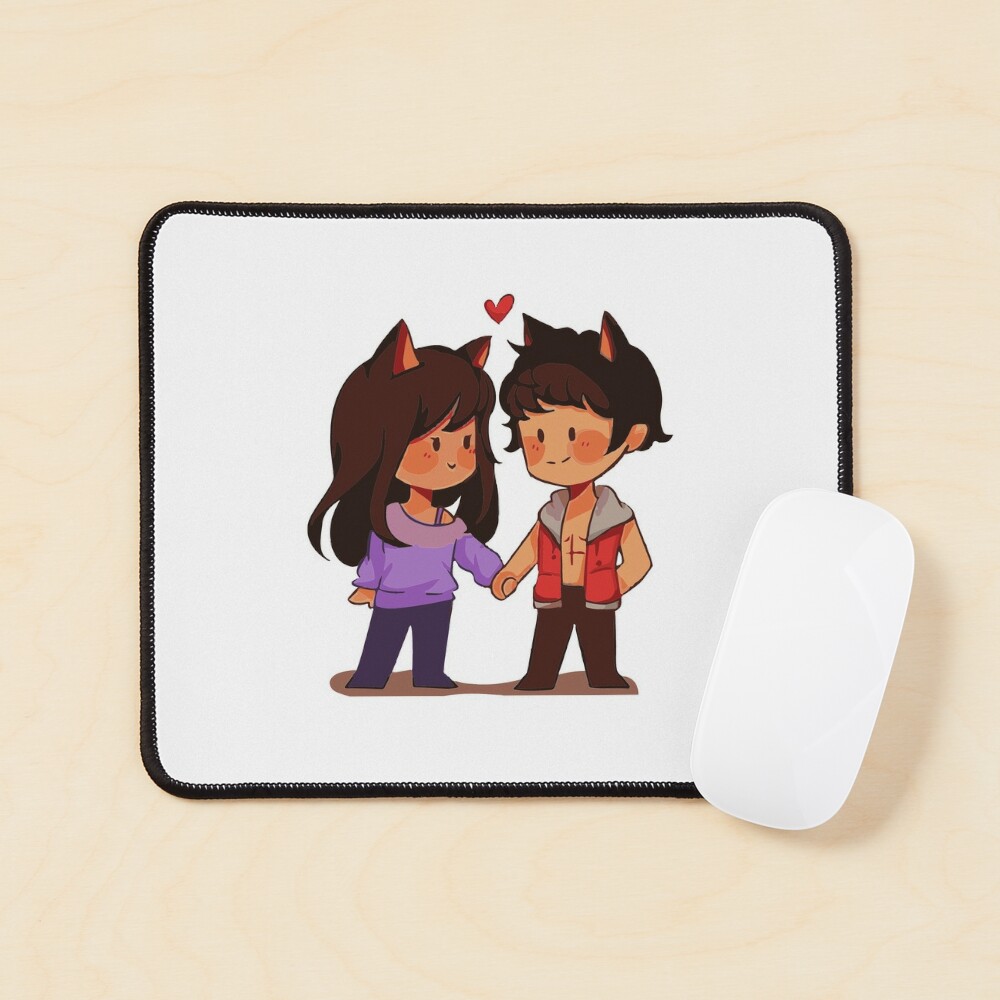 Aphmau Valentine Tshirt - Aphmau Aaron Lycan Sticker - Aphmau Aaron Chibi  Hoodies