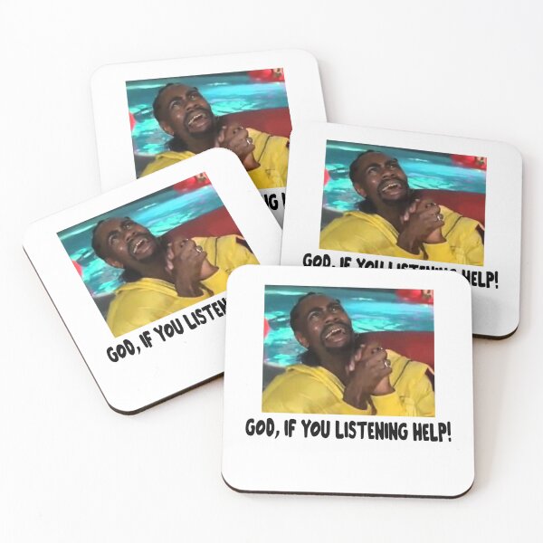 Item preview, Black And White God, If You Listening Help! designed and sold by VickiDerek8.