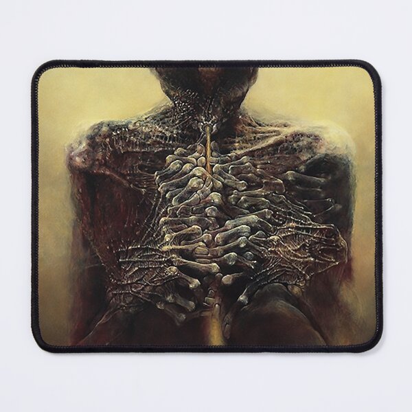 Item preview, Untitled (The Flutist) by Zdzislaw Beksinski Classic designed and sold by lowestevesne54.