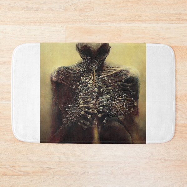 Item preview, Untitled (The Flutist) by Zdzislaw Beksinski Classic designed and sold by lowestevesne54.