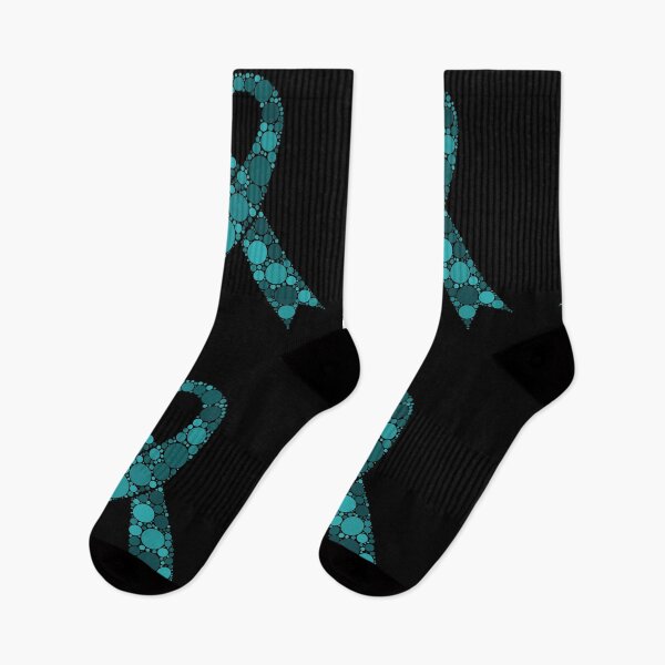 Item preview, Ovarian Cancer Awareness Teal Polka Dot Ribbon designed and sold by GravitiTees.