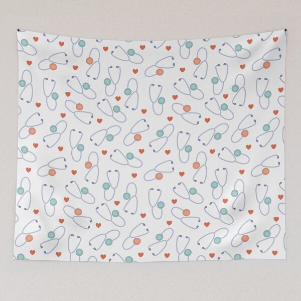 Item preview, Wallpaper Nurse Stethoscope designed and sold by Thudesign85.